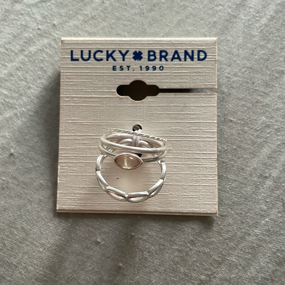 Assorted Lucky Brand Silver Rings
